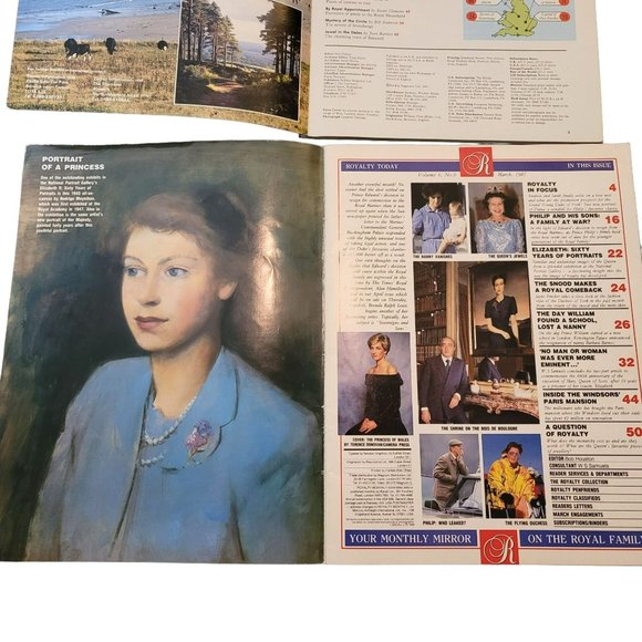 British Magazines Queen Elizabeth Diana Realm 1991 Royalty Monthly 1987 BT1079 - Picture 5 of 6